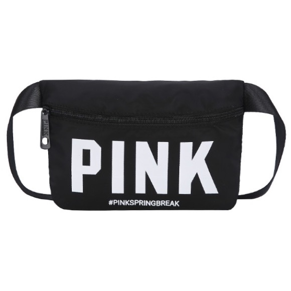 Victoria's Secret PINK Black Fanny Pack Waist Bag - Picture 3 of 3